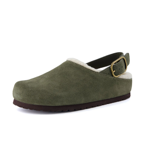 Luz Suede Clogs