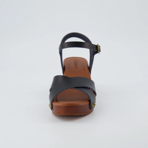 Slate Faux Wood Sandals