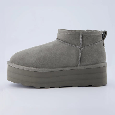 Hippy Cozy Platform Ankle Boot