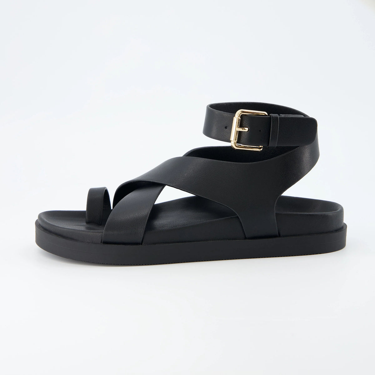 Entry Ankle Wrap Molded Footbed Sandal