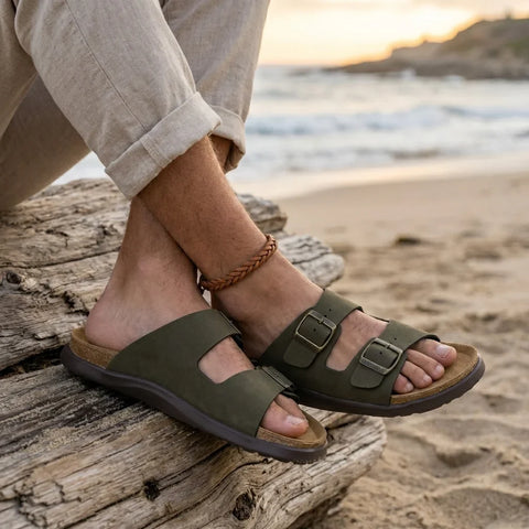 Mars Double Buckle Sandals