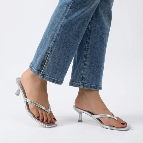 Miami Kitten Heel Sandals