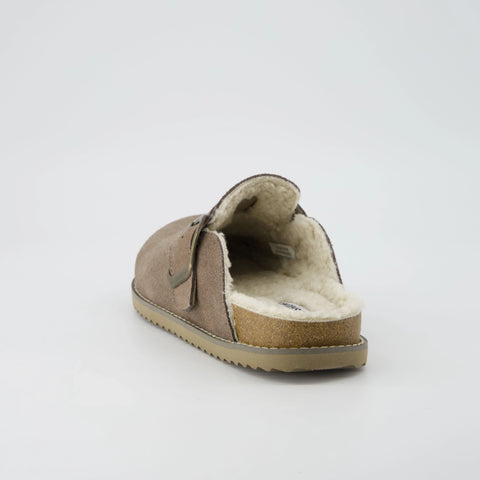 Blain Fur Genuine Suede Clogs