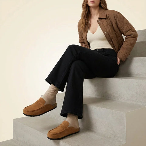 Fondu Leather Clogs