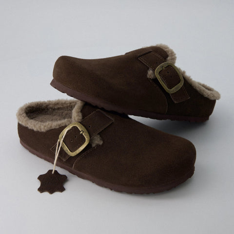 Haven Cozy Leather Clogs