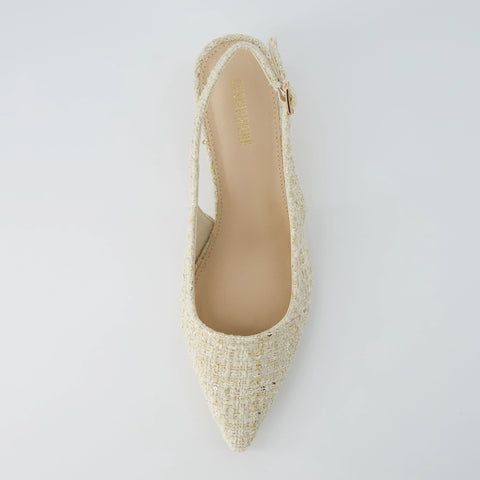 Buzz Tweed Kitten Heel