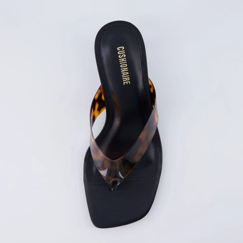 Mezzo Clear Strap Kitten Heels