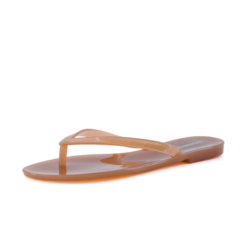 Aqua Jelly Flip Flops