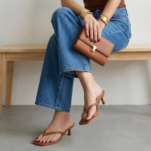Miami Kitten Heel Sandals