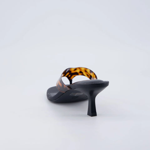 Mezzo Clear Strap Kitten Heels