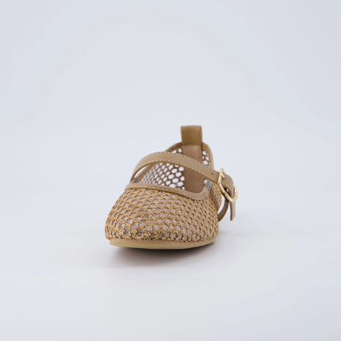 Gracie Mesh Mary Jane Flats