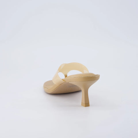Mezzo Clear Strap Kitten Heels