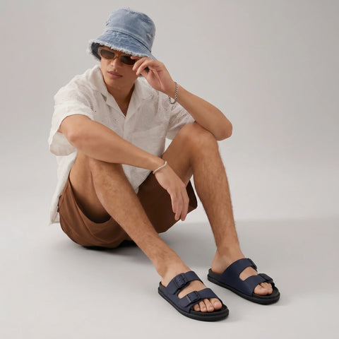 Alpha Genuine Leather Mens Sandals