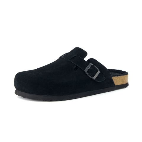 Haze Men's Fur Cork Footbed Clog
