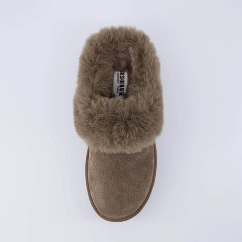 Husky Suede Cozy Platform Mule
