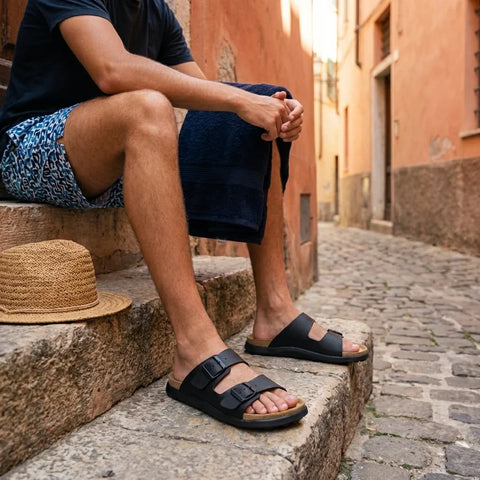 Mars Double Buckle Sandals