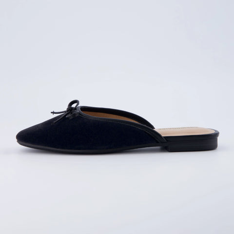 Jade Velvet Ballet Mule