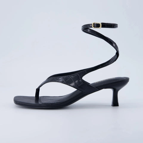 Martini Strappy Kitten Heel Sandal