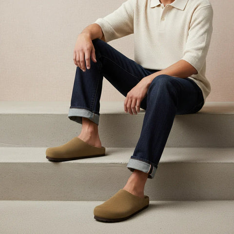 Heath Men's Leather Clogs