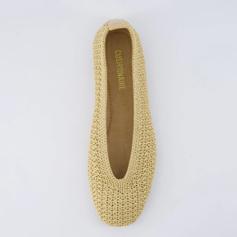 Gilt Woven Ballet Flats