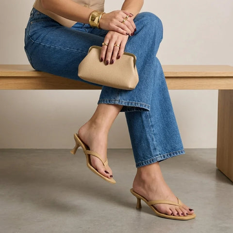 Miami Kitten Heel Sandals