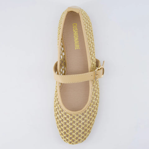 Gracie Mesh Mary Jane Flats