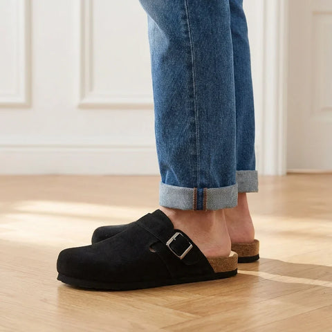 Hugo Genuine Suede Clogs