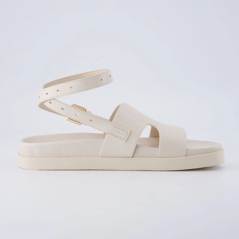 Erika Cut-Out Ankle Wrap Sandals