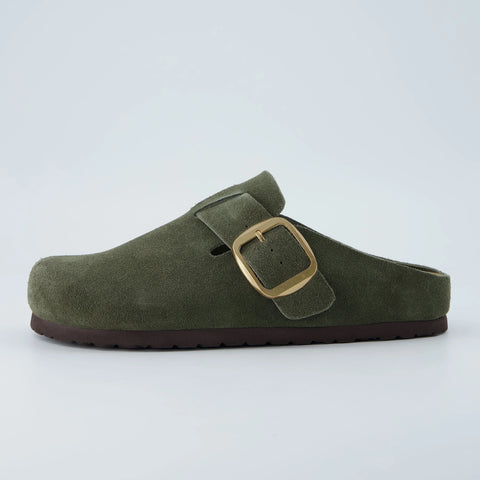 Rusty Leather Clogs