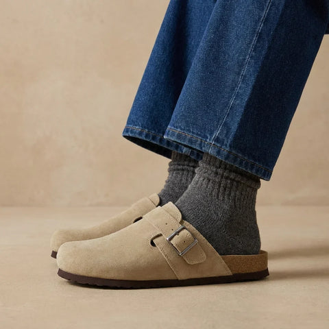 Hugo Genuine Suede Clogs