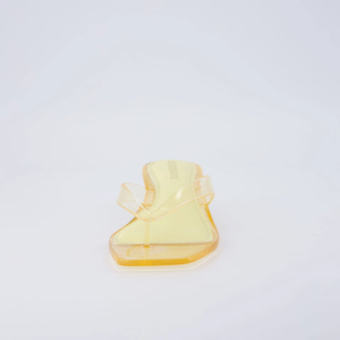 Riot Jelly Thong Kitten Heels