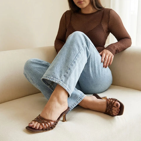 Naty Jelly Kitten Heels