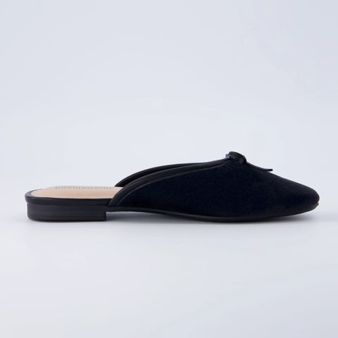 Jade Velvet Ballet Mule