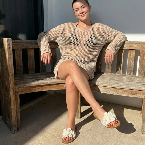 Gemma Knit Slides