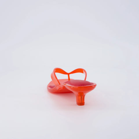 Riot Jelly Thong Kitten Heels