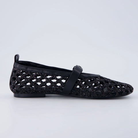 Wendy Woven Mary Jane Flats