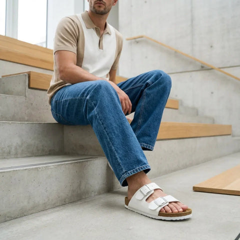 Lane Men's Cork Footbed Sandal