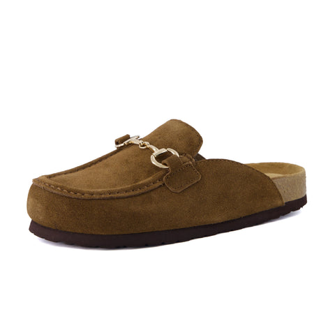 Cliff Suede Clog Mules