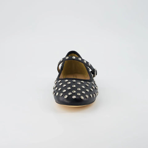 Flashy Studded Mary Janes