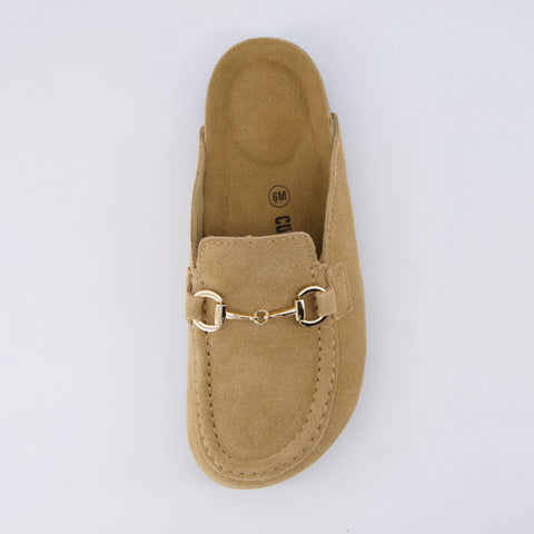 Cliff Suede Clog Mules