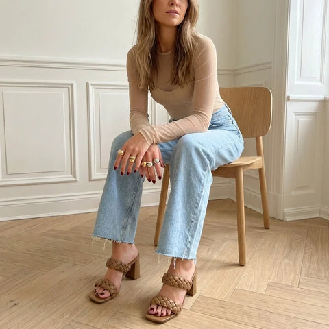 Irine Block Heel Sandals
