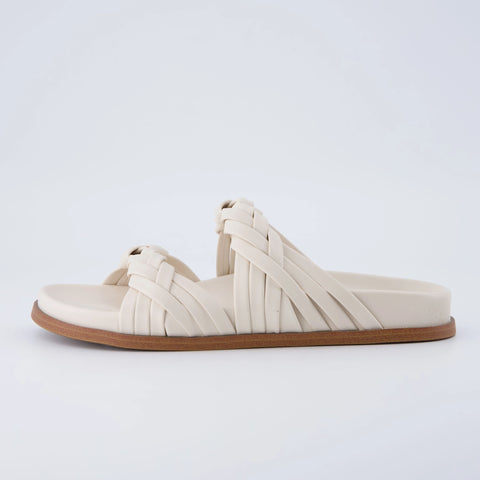 Lens Braided Strap Sandals